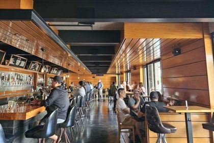 Inside of a restaurant