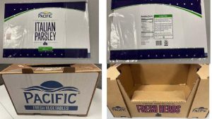 Pacific International Marketing recalls Italian Parsley