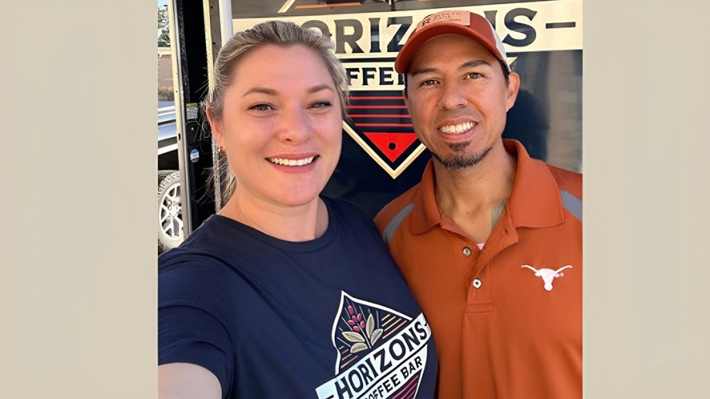 Lauren McIntyre and Chris Rios, Owners of Horizons Coffee Bar