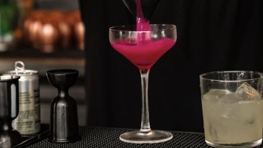 Image of a fascinating cocktail that will be served at Bar Moxy