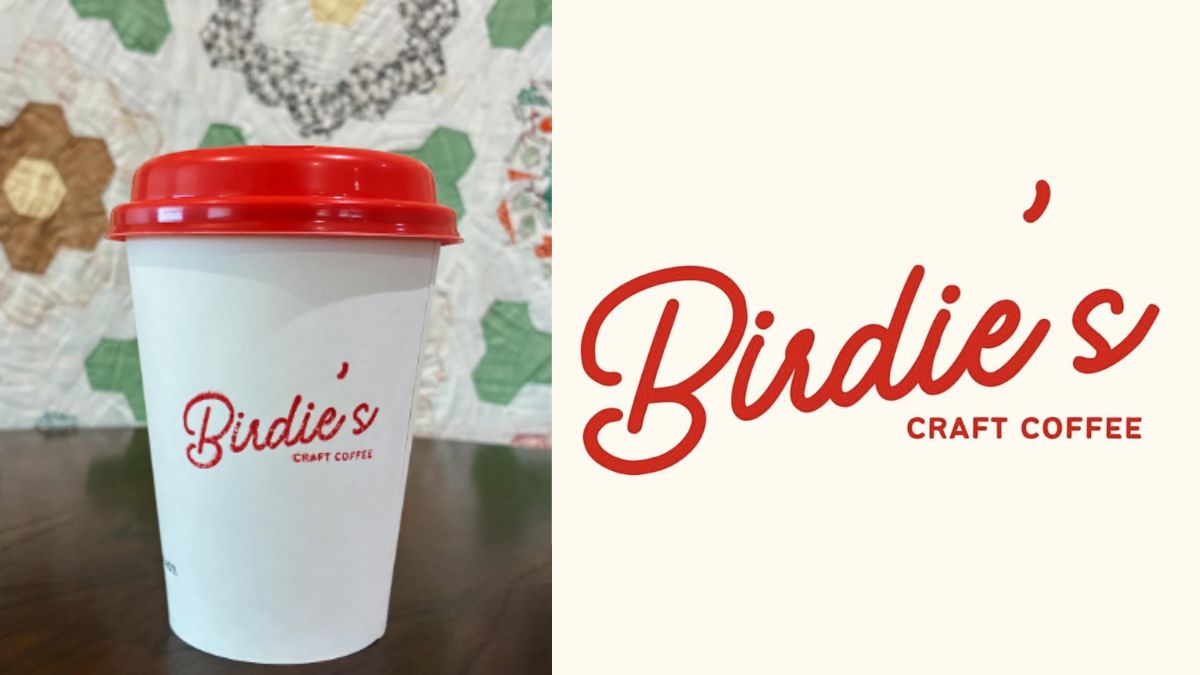 Birdie's cup and logo