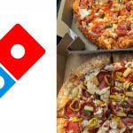 Domino's pizza and logo