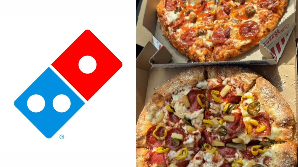 Domino's pizza and logo