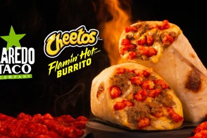 7-Eleven’s Laredo Taco Company turns up the heat with a new limited-time collaboration featuring menu items with Cheetos Flamin’ Hot. 