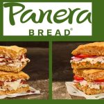 Logo and sandwiches from Panera Bread