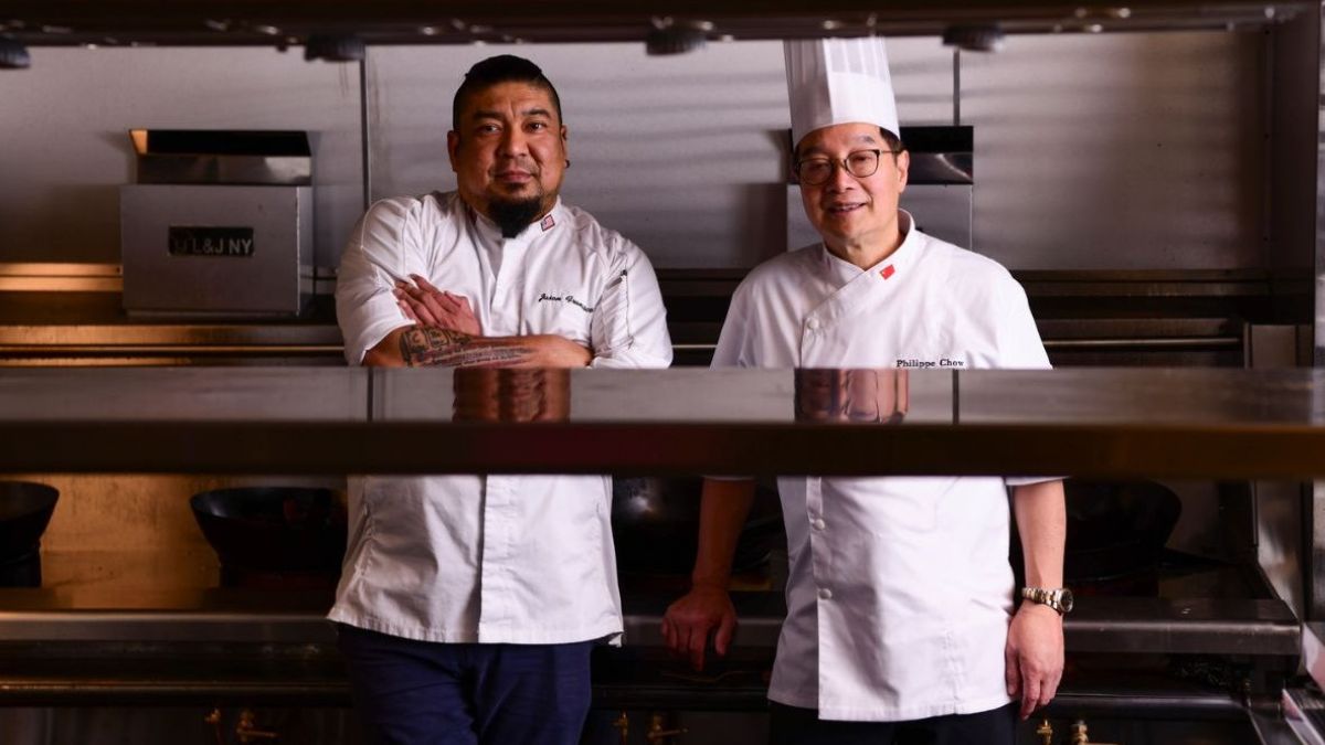 Chef Philippe Chow and Chef Jason Francisco