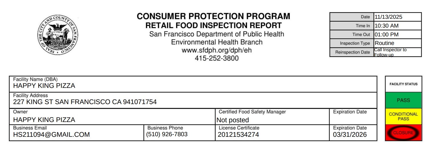 No paper towels were found at the hand sink in the pizza prep area.