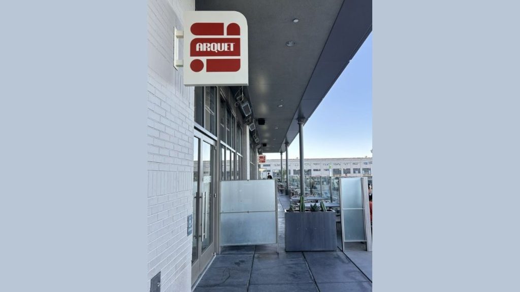 Entry gate of Arquet, led by Chef Alex Hong and Director of Operations Joel Wilkerson