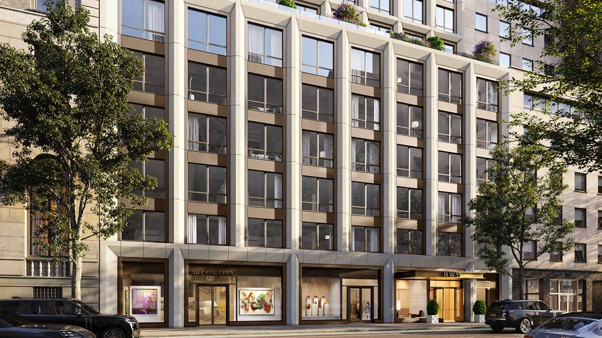 18W55 in Midtown Manhattan is now open to residents.