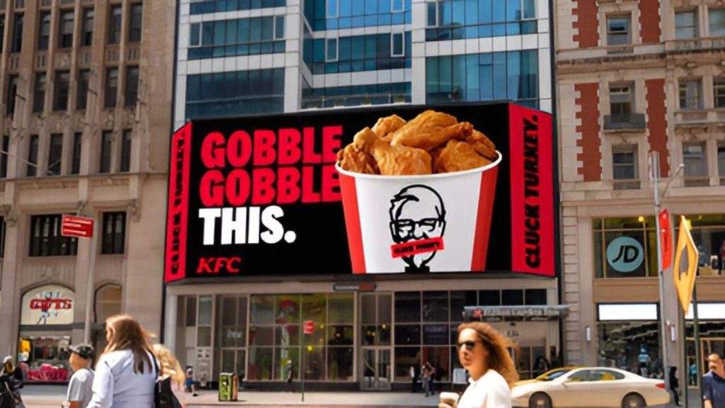 This cheeky ‘anti-turkey’ campaign by KFC humorously targets the holiday bird with a bold message intended to be heard across the U.S.