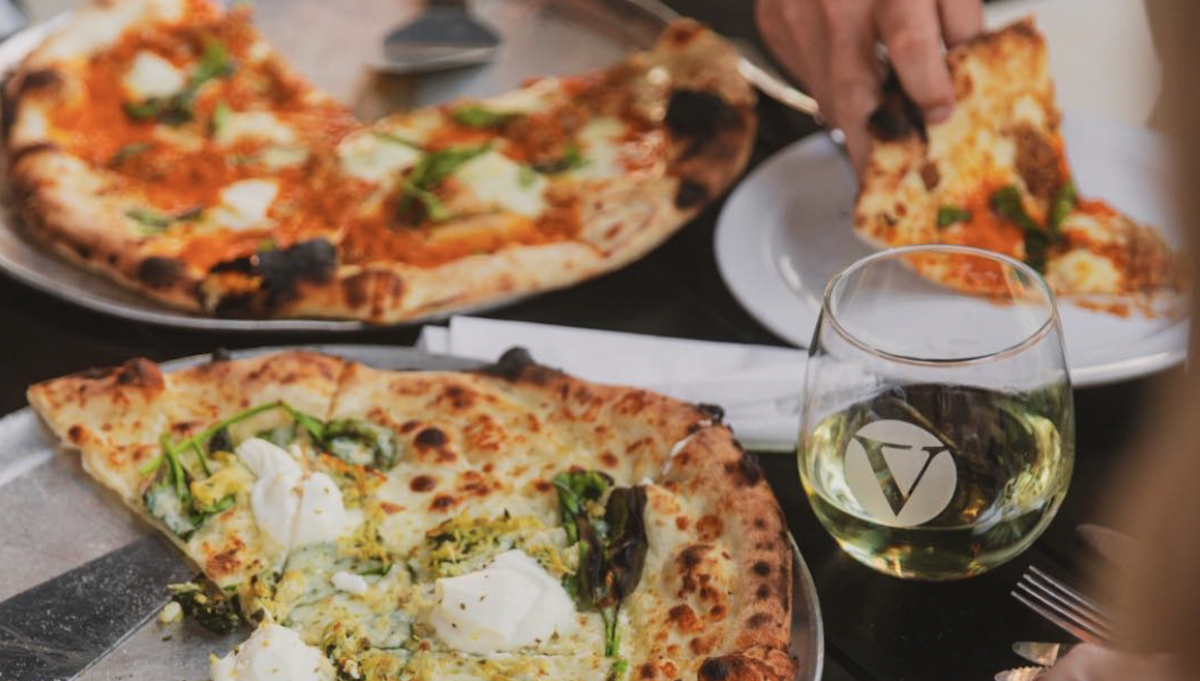 V Pizza Joining Concourse B Food Hall at JIA