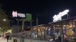 Storefront of HUDL brewing company