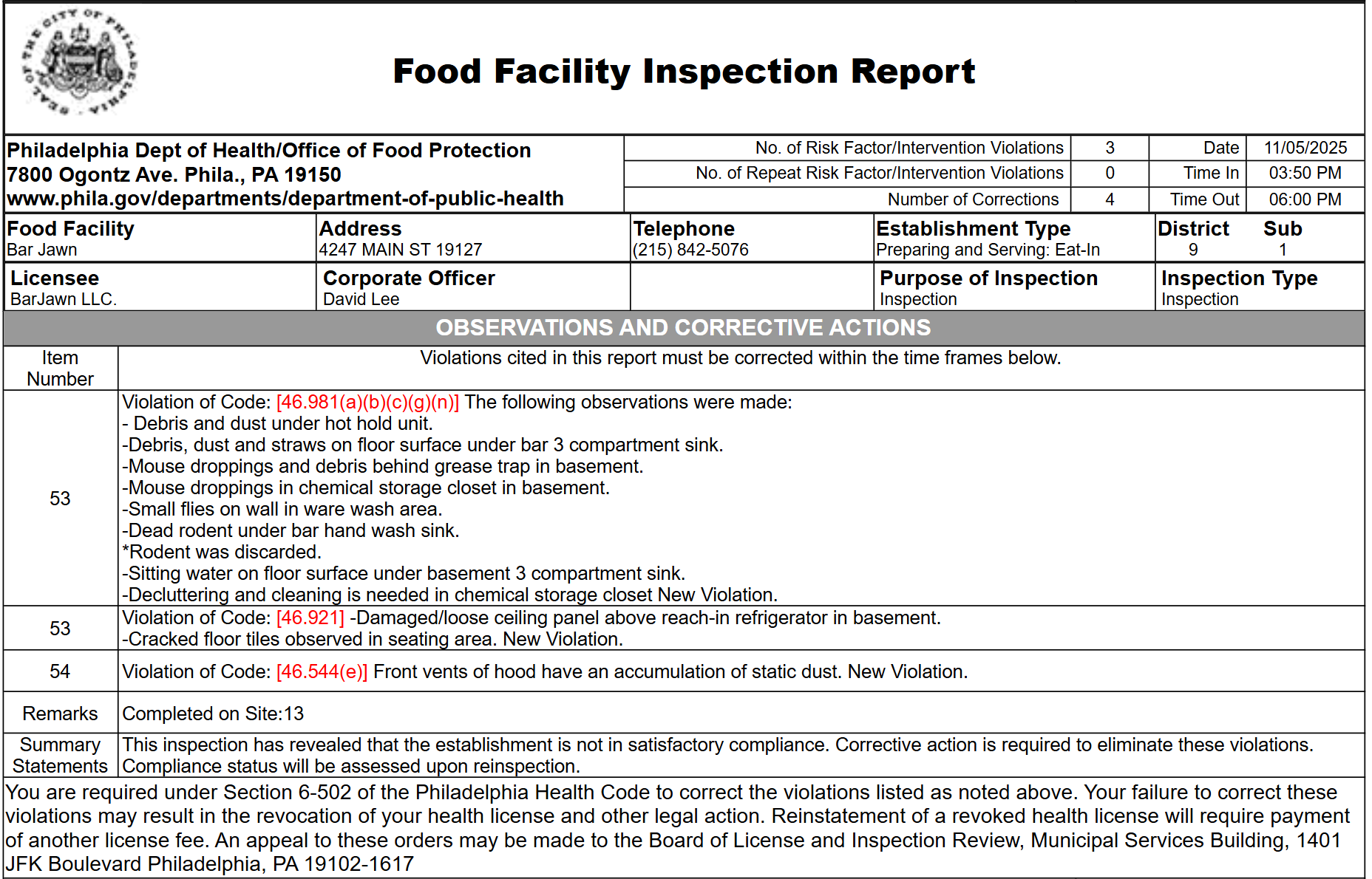 Ice accumulation was seen in the reach-in freezer in the basement.
