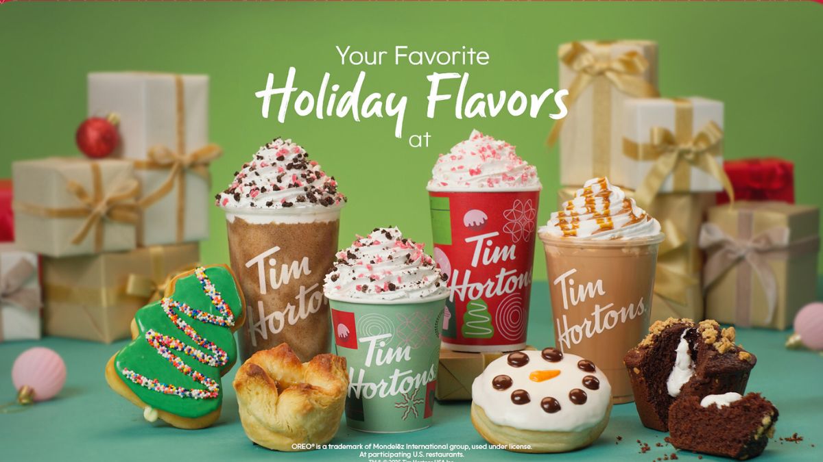 Tim Hortons’ new holiday menu has a range of festive drinks crafted especially for the holiday season