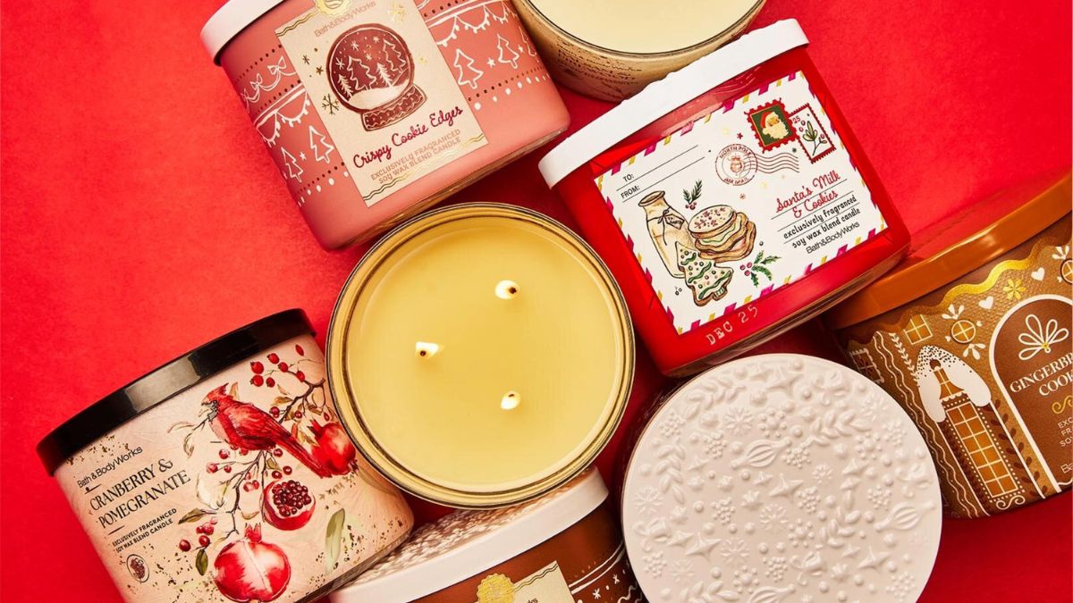 Scented candles of Bath & Body Works