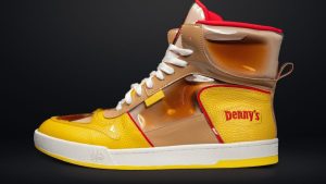 Denny’s marks National Maple Syrup Day with the launch of “Sticky Kicks,” a limited-edition sneaker designed with real maple syrup.
