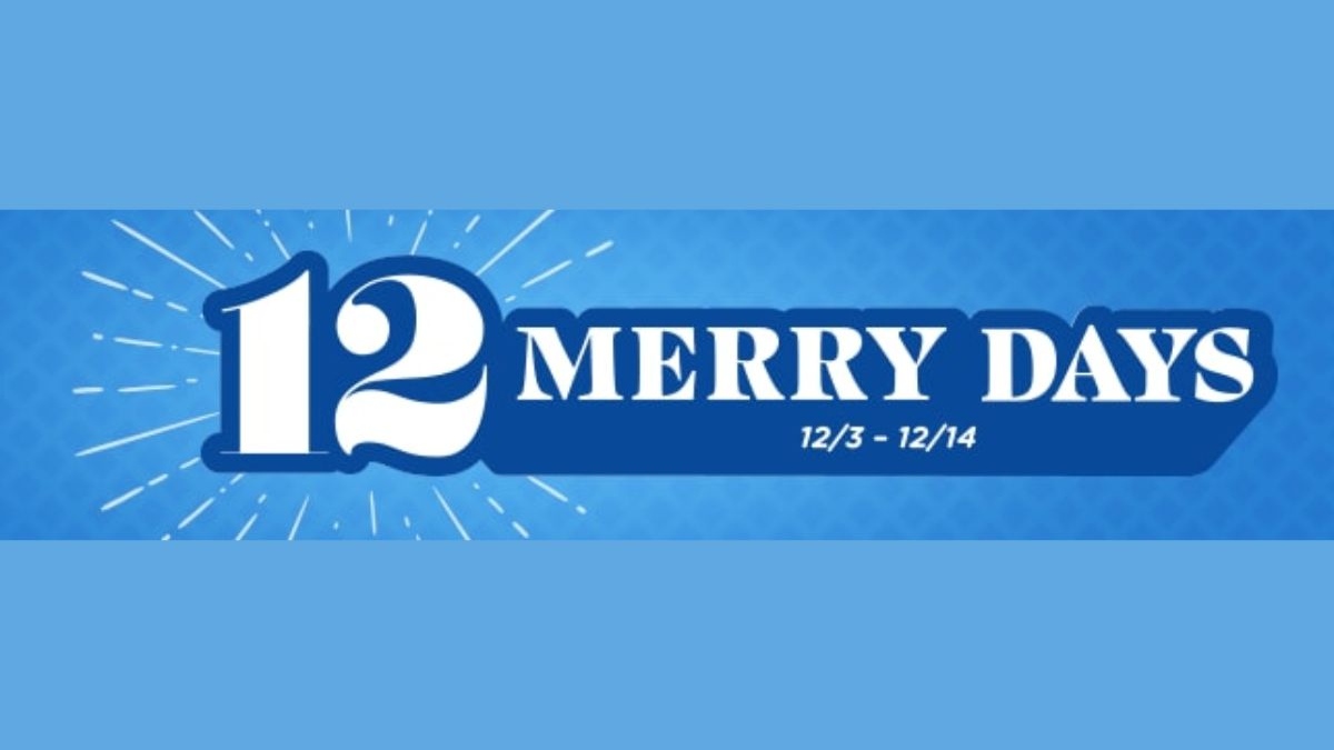 Kroger kicks off its 12 Merry Days Savings Event with digital coupons and easy ways for shoppers to stretch their holiday budgets.