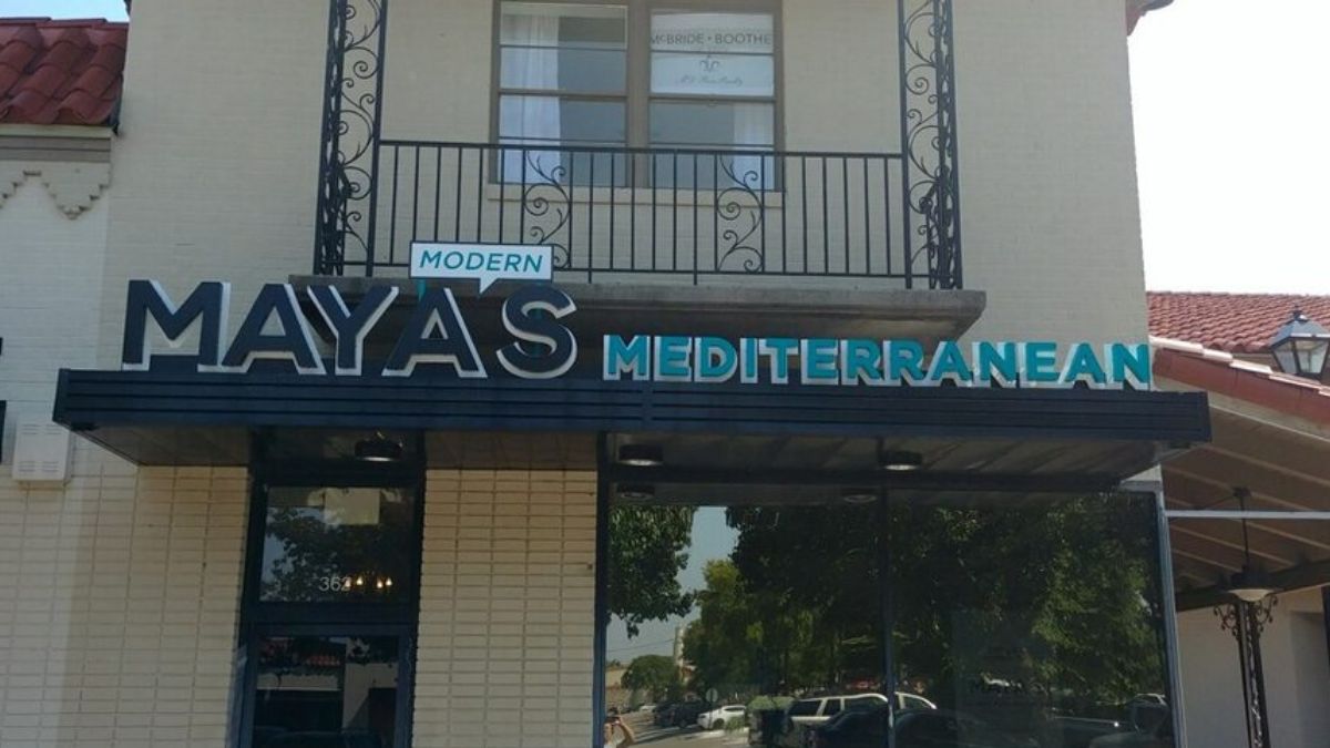 Maya's Modern Mediterranean storefront