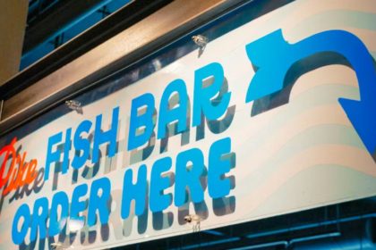 Pike Fish Bar signboard