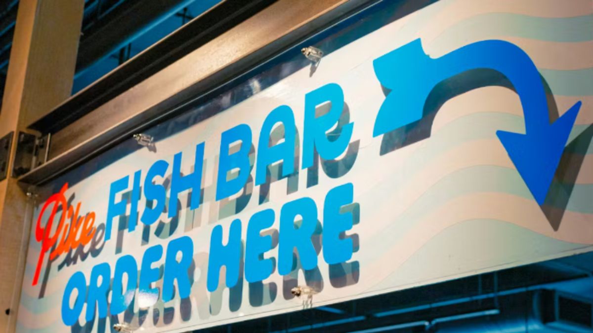 Pike Fish Bar signboard
