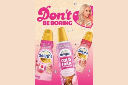 International Delight partners with Paris Hilton to launch a new line of bold creamers and cold foam, elevating everyday coffee moments.