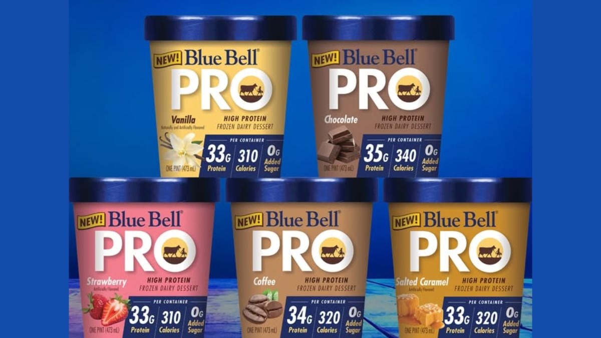 Blue Bell Creameries is expanding its frozen dessert offerings with a new protein-focused lineup, blending indulgent flavors with added nutritional value.