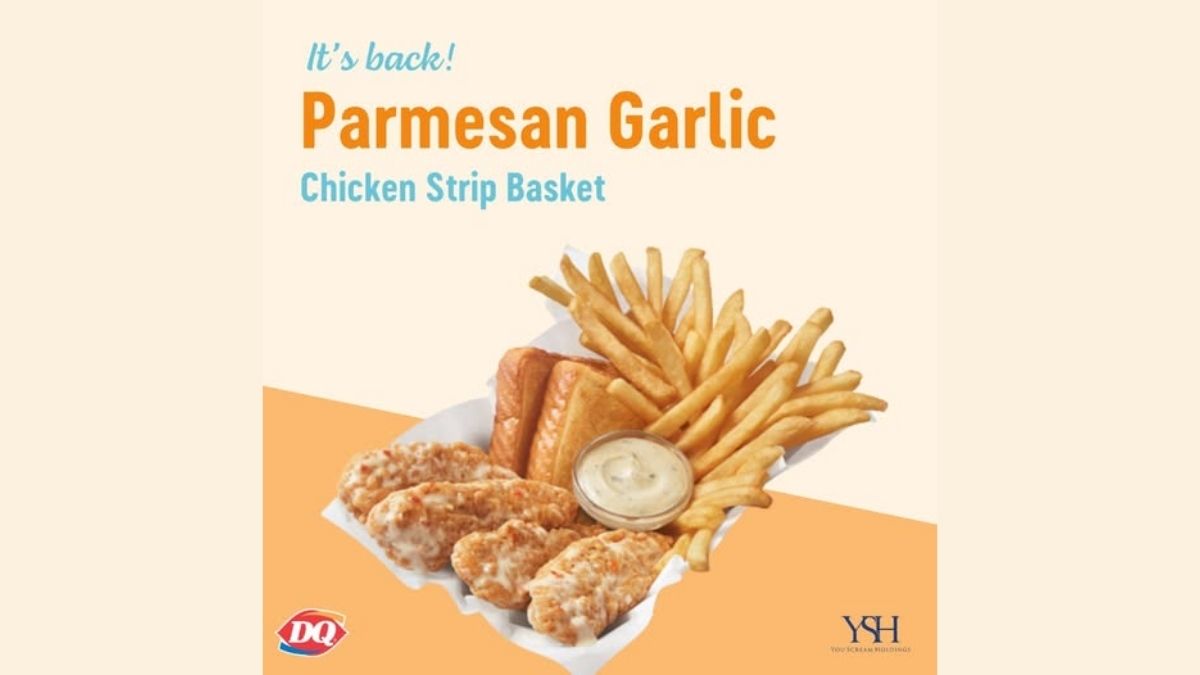 Image of Dairy Queen's Parmesan Garlic Chicken Strip Basket