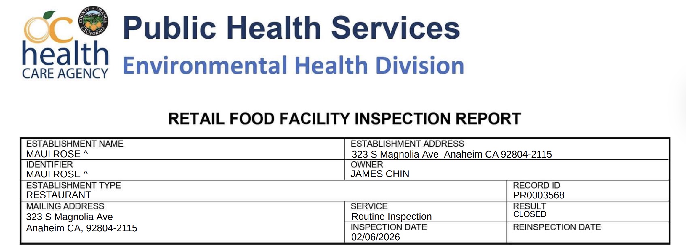 The report noted that the person in charge was washing dishes and then handling food without washing their hands with soap as required