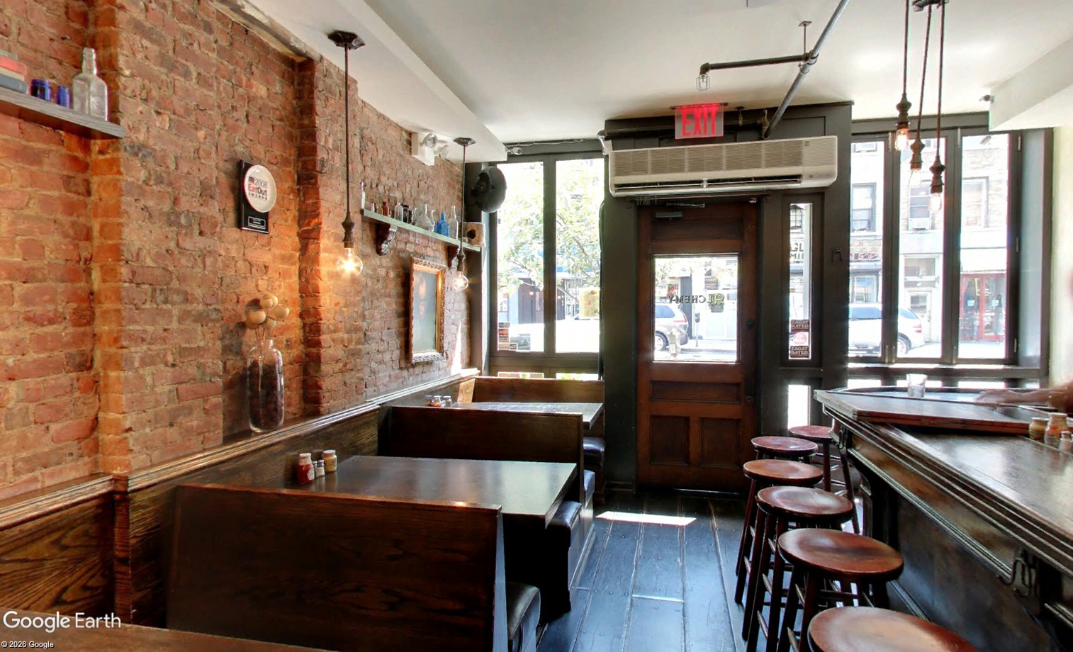 Interior of former restaurant Alchemy, soon to be Drums & Flats