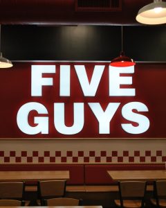 Five Guys to Open in The Plaza
