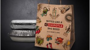 Chiptole's ‘Tatted Like a Chipotle Bag’