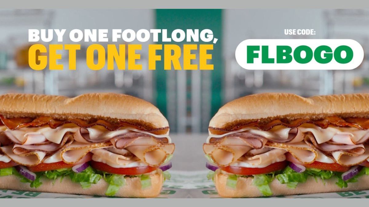 ​Subway launches limited-time BOGO Footlongs deal