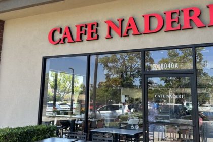 The Orange County Health Department conducted a routine health inspection at Cafe Naderi on March 24
