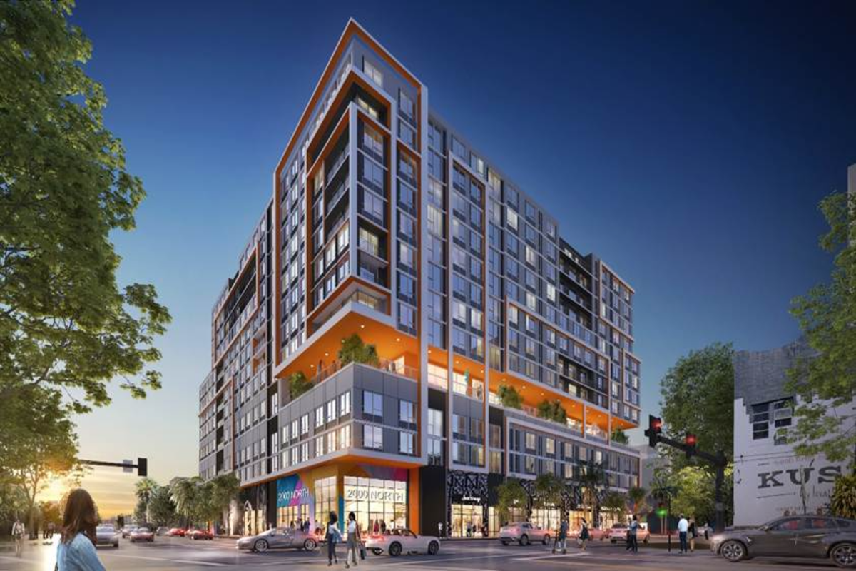 Shawmut Design and Construction and Clearline Real Estate Top Off 2000 Wynwood Mixed-Use Development