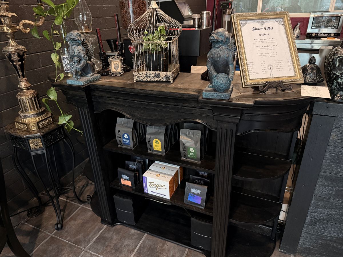 The Manor Coffee Bar is San Diego's Victorian Gothic Caffeine Spot