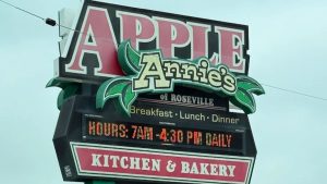 Apple Annie’s Kitchen and Bakery's signboard