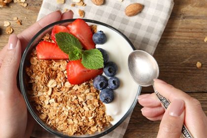 Danone is a food and beverage company emphasizing health and sustainability
