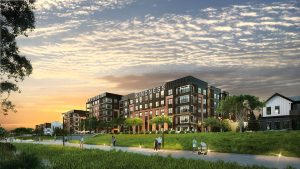 Woodfield Development topped out the Woodrow House project.