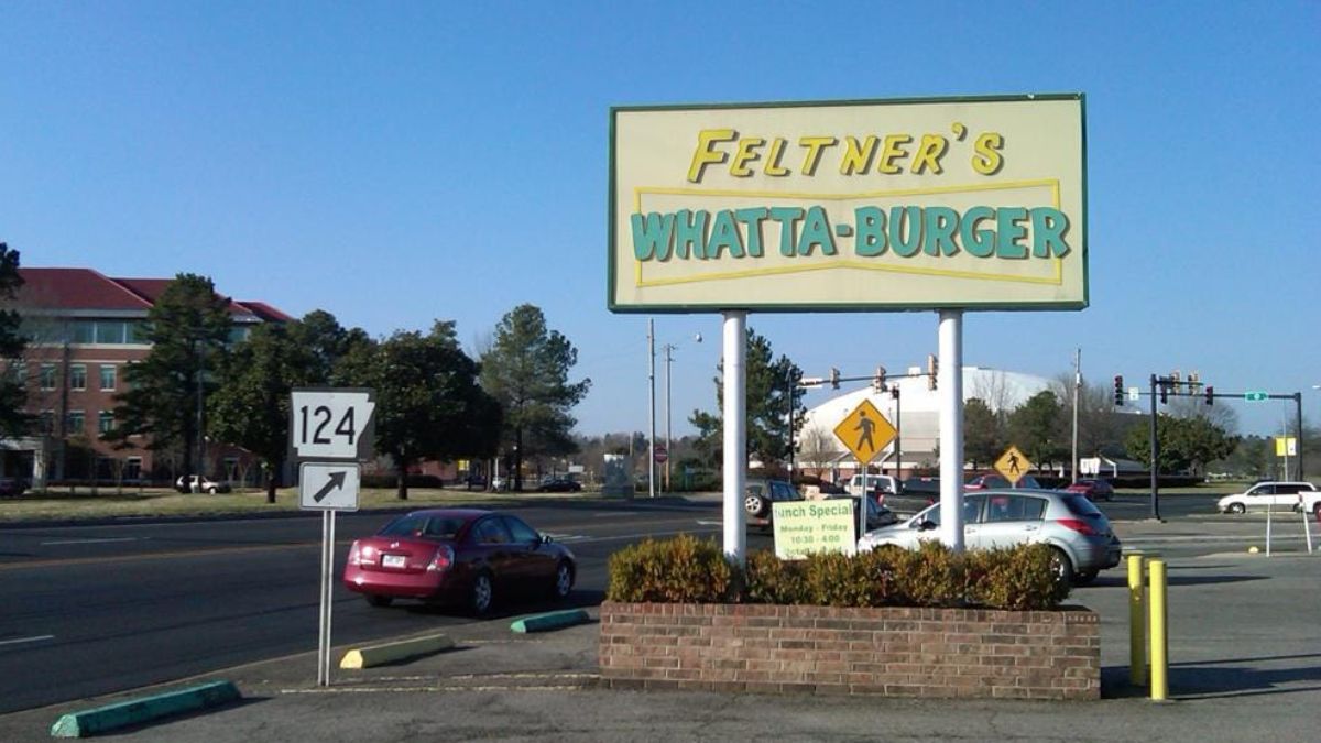 Feltner's Whatta-Burger restaurant signboard image