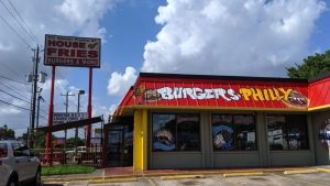 Exterior of House of Fries in Houston