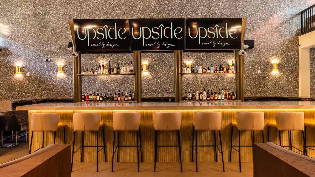 This image shows an inside view of Upside.