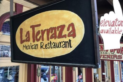 La Terraza was flagged for unclean food surfaces and a lack of food safety certification during a recent health inspection. 