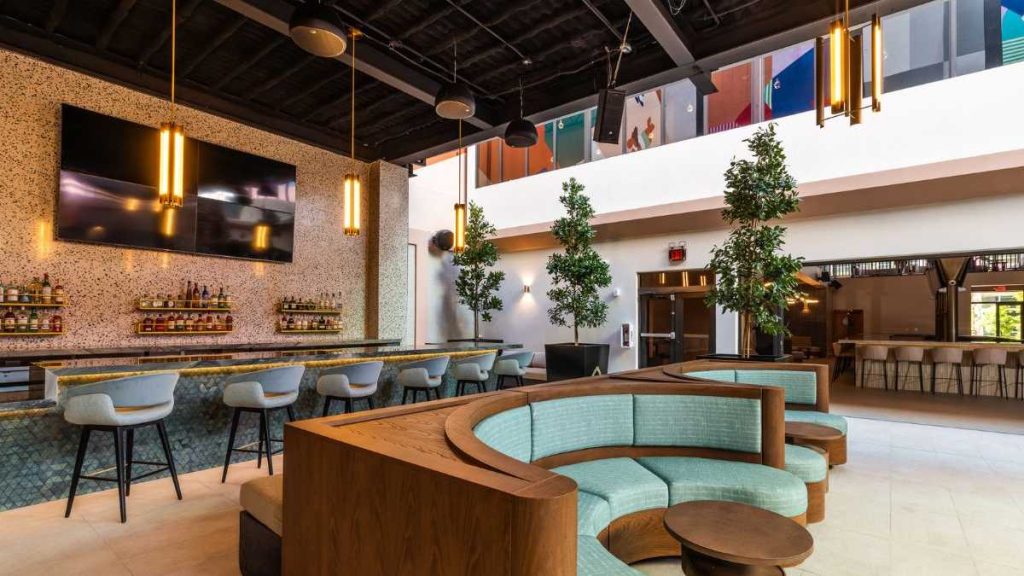 The design at Upside reflects Miami’s contemporary cultural atmosphere