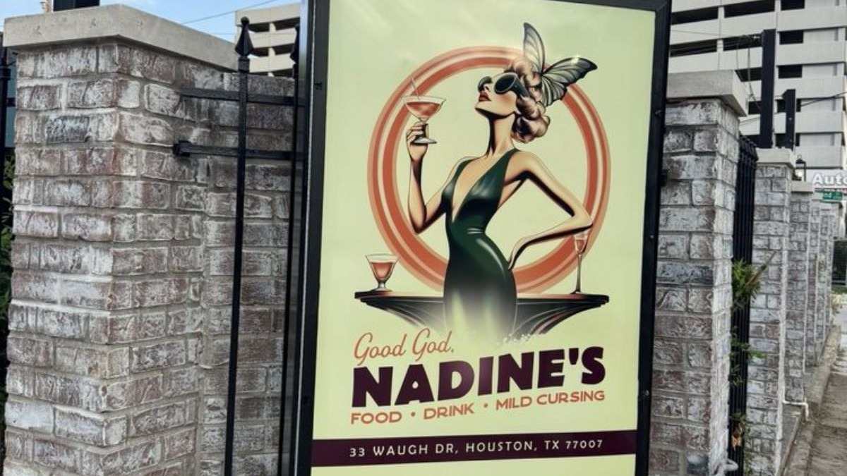 Outside Good God, Nadine’s bar and restaurant in Houston (Anthony F. | Yelp)