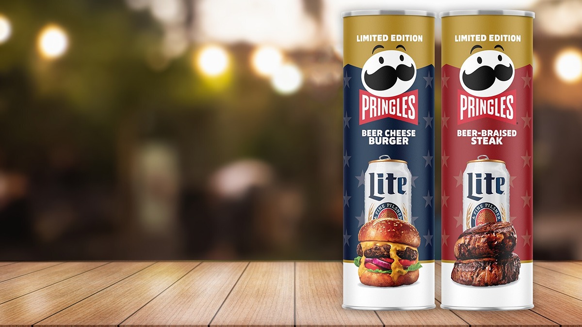 Pringles and Miller Lite are collaborating again.