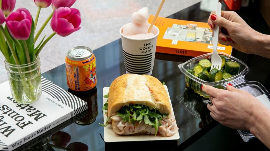 The Goods Mart offers a wide variety of packaged goods for customers’ convenience