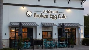 Outside an Another Broken Egg Cafe location