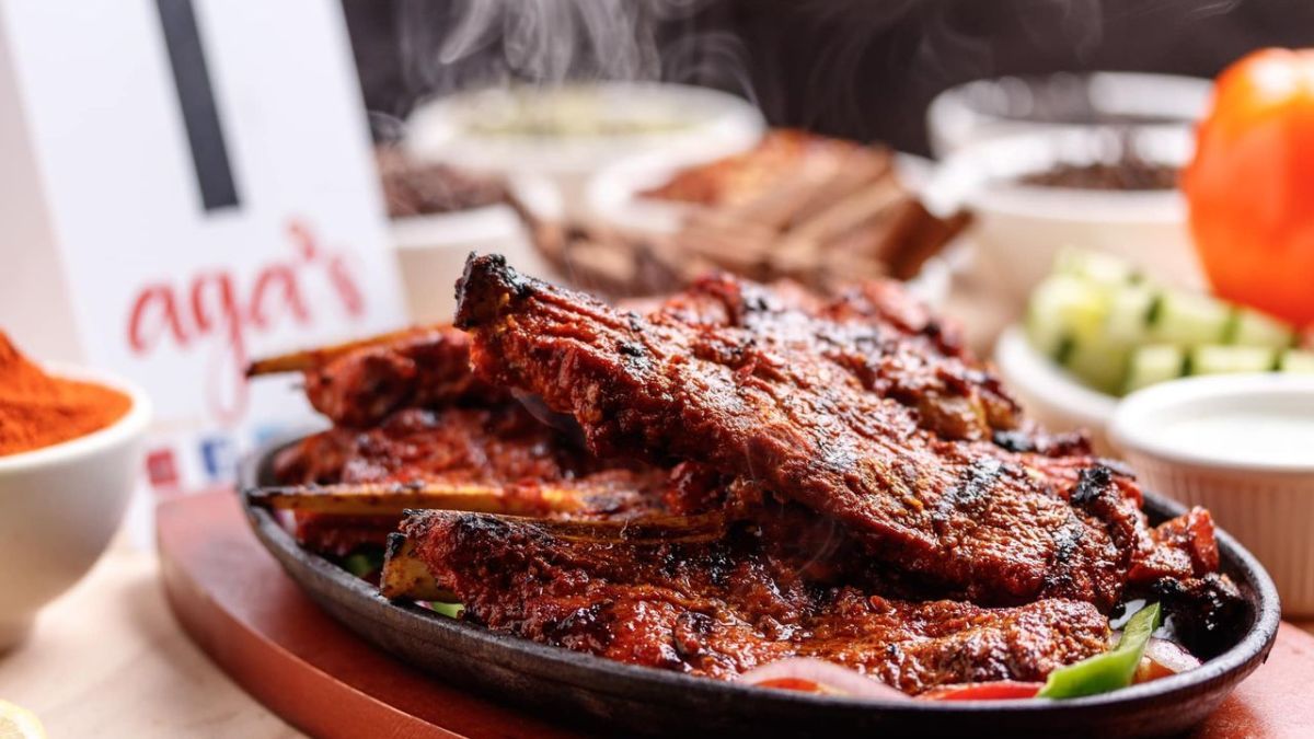 Image of chops served at Aga’s (Courtesy of Aga’s Restaurant & Catering)