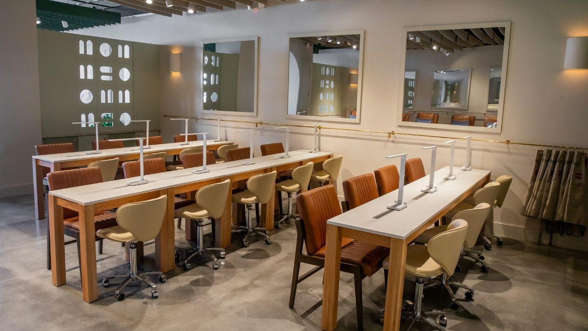 Inside the Bower nail salon (Courtesy of Bower Nails)