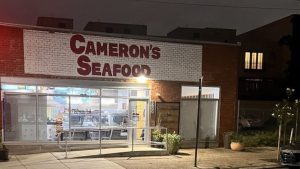 Storefront image of Cameron's Seafood restaurant